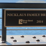 Plaque on the Nicklaus Family Bridge