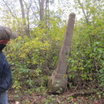 High water mark from the 1912 flood